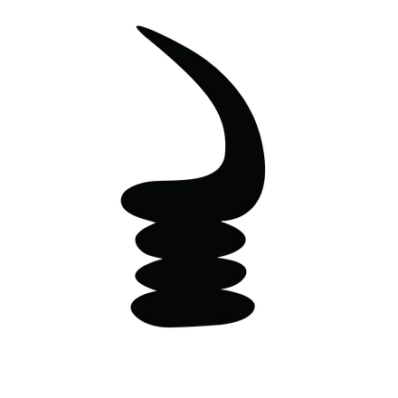 Akoben (variant 2) Adinkra symbol