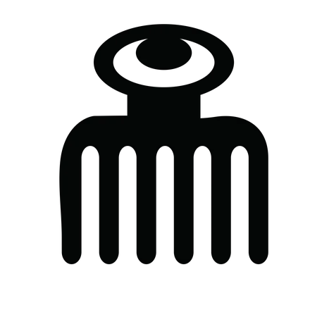 Duafe Adinkra symbol