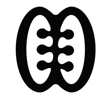 Ese ne Tekrema Adinkra symbol