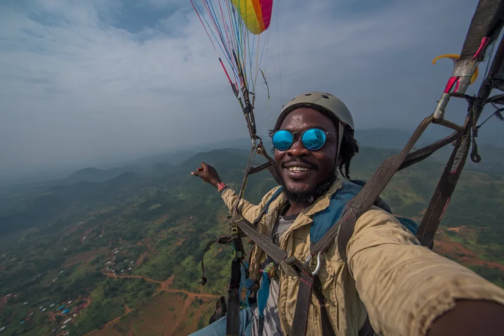 Kwahu Easter Paragliding — Ghana